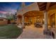 Expansive covered patio, perfect for outdoor dining and entertaining at 3257 N Piedra Cir, Mesa, AZ 85207