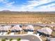 Aerial view of neighborhood with desert landscape at 3422 N Cinnabar Pl, Casa Grande, AZ 85122