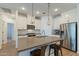 Modern kitchen with stainless steel appliances and an island at 3751 E Archer Dr, San Tan Valley, AZ 85140