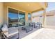 Relaxing covered patio with seating area at 3751 E Archer Dr, San Tan Valley, AZ 85140