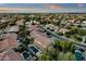 Aerial view of house with pool and neighborhood at 3829 E Sawtooth Dr, Chandler, AZ 85249