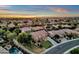 Aerial view of house, pool, and surrounding area at 3829 E Sawtooth Dr, Chandler, AZ 85249