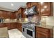 Modern kitchen with stainless steel appliances and granite countertops at 3829 E Sawtooth Dr, Chandler, AZ 85249