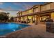 Relaxing pool and spa with expansive patio and outdoor seating at 3829 E Sawtooth Dr, Chandler, AZ 85249