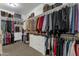 Large walk-in closet with ample shelving and hanging space at 3829 E Sawtooth Dr, Chandler, AZ 85249