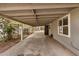 Covered carport with concrete flooring at 4033 N 14Th Pl, Phoenix, AZ 85014