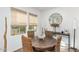 Casual dining area with round table and wicker chairs at 4077 S Sabrina Dr # 24, Chandler, AZ 85248