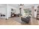 Living room with gray couches and wood accent table at 4444 E Paradise Village N Pkwy # 107, Phoenix, AZ 85032