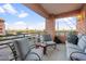 Private balcony featuring comfortable seating at 4803 N Woodmere Fairway -- # 2002, Scottsdale, AZ 85251