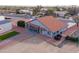 Aerial view of single story home and yard at 510 E Desert Hills Estate Dr, Phoenix, AZ 85086