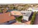 Aerial view of property showing main house and large backyard at 510 E Desert Hills Estate Dr, Phoenix, AZ 85086