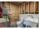 Simple bathroom with toilet and sink at 510 E Desert Hills Estate Dr, Phoenix, AZ 85086