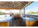 Well-equipped outdoor kitchen with stainless steel appliances at 510 E Desert Hills Estate Dr, Phoenix, AZ 85086