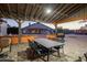 Outdoor patio with dining table and home view at 510 E Desert Hills Estate Dr, Phoenix, AZ 85086