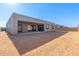 Modern home exterior with desert landscaping and covered patio at 5748 E Moura Dr, Cave Creek, AZ 85331