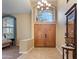 Elegant entryway with double doors and a large window at 6210 W Foothill Dr, Glendale, AZ 85310