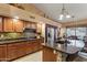 Well-equipped kitchen, featuring granite countertops and island at 6210 W Foothill Dr, Glendale, AZ 85310