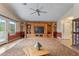 Living area with built-in entertainment center at 6210 W Foothill Dr, Glendale, AZ 85310