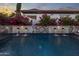 Stunning pool with a water feature and stone wall accents at 8400 E Columbus Ave, Scottsdale, AZ 85251