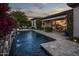 Resort style pool with fountain and patio access at 8400 E Columbus Ave, Scottsdale, AZ 85251