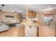 Kitchen with granite counters, stainless steel appliances, and breakfast bar at 10902 E Silver Mine Rd, Gold Canyon, AZ 85118