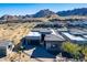 Contemporary house with stunning mountain views and desert landscape at 12387 E Black Rock Rd, Scottsdale, AZ 85255