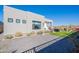 Modern backyard with artificial grass and gravel at 12387 E Black Rock Rd, Scottsdale, AZ 85255