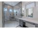 Elegant bathroom with a large walk-in shower at 12387 E Black Rock Rd, Scottsdale, AZ 85255