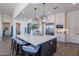 Open concept kitchen with large island and stainless steel appliances at 12387 E Black Rock Rd, Scottsdale, AZ 85255