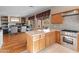 Kitchen with island, stainless steel appliances, and views at 15414 E Westridge Dr, Fountain Hills, AZ 85268