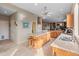 Spacious kitchen with island, granite countertops, and wooden cabinetry at 15414 E Westridge Dr, Fountain Hills, AZ 85268