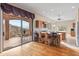 Kitchen with island and access to patio at 15414 E Westridge Dr, Fountain Hills, AZ 85268
