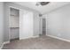 Bedroom with closet and access to hallway at 1717 E Morten Ave # 23, Phoenix, AZ 85020