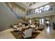 Spacious clubhouse lobby with comfortable seating at 17937 W Cedarwood Ln, Goodyear, AZ 85338