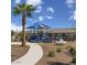 Community playground with shade structures and play equipment at 18245 W Papago St, Goodyear, AZ 85338