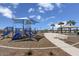 Community playground with play equipment and shaded seating at 18245 W Papago St, Goodyear, AZ 85338