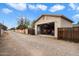 Detached garage with ample space for vehicles and storage at 255 N Hunt E Dr, Mesa, AZ 85203
