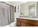 Clean bathroom with shower, vanity, and toilet at 2821 S Skyline Dr # 165, Mesa, AZ 85212