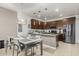 Modern kitchen with stainless steel appliances and an island at 2821 S Skyline Dr # 165, Mesa, AZ 85212