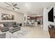 Open concept living room and kitchen area at 2821 S Skyline Dr # 165, Mesa, AZ 85212