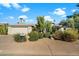 Single-story home with attached garage and nicely landscaped front yard at 2856 E Cochise Rd, Phoenix, AZ 85028