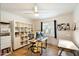 Spacious home office with ample storage and two computer monitors at 2856 E Cochise Rd, Phoenix, AZ 85028