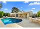 Inviting pool with spacious patio and seating area, perfect for relaxation at 2856 E Cochise Rd, Phoenix, AZ 85028