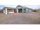 Backyard features a pergola, built-in bar, and gravel at 4648 S Emery --, Mesa, AZ 85212