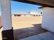 View of the backyard, showcasing the potential for outdoor living and entertainment at 7802 E Quintana Ave, Mesa, AZ 85212