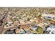 Aerial view of the home and surrounding neighborhood at 8213 E Mitchell Dr, Scottsdale, AZ 85251