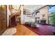 Grand entryway with a curved staircase and high ceilings at 8280 S Pecan Grove Cir, Tempe, AZ 85284