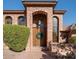 Grand entrance with double doors and brick facade at 8280 S Pecan Grove Cir, Tempe, AZ 85284