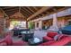 Covered patio with hot tub and seating area at 8280 S Pecan Grove Cir, Tempe, AZ 85284