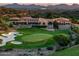 Aerial view of the clubhouse and golf course at 10163 E Hualapai Dr # 2917, Scottsdale, AZ 85255